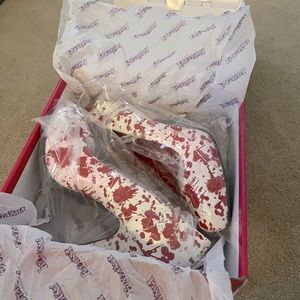 Funtasma Bloody White Patent Red